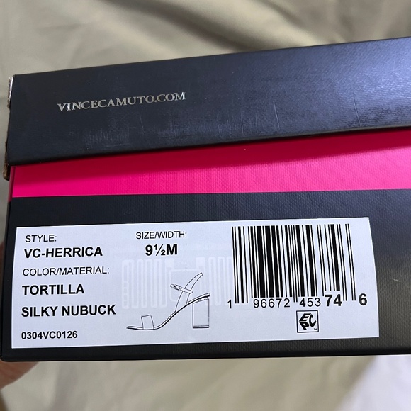 New in Box! Vince Camuto Herrica Block Heels. Size 9.5 - Picture 5 of 5